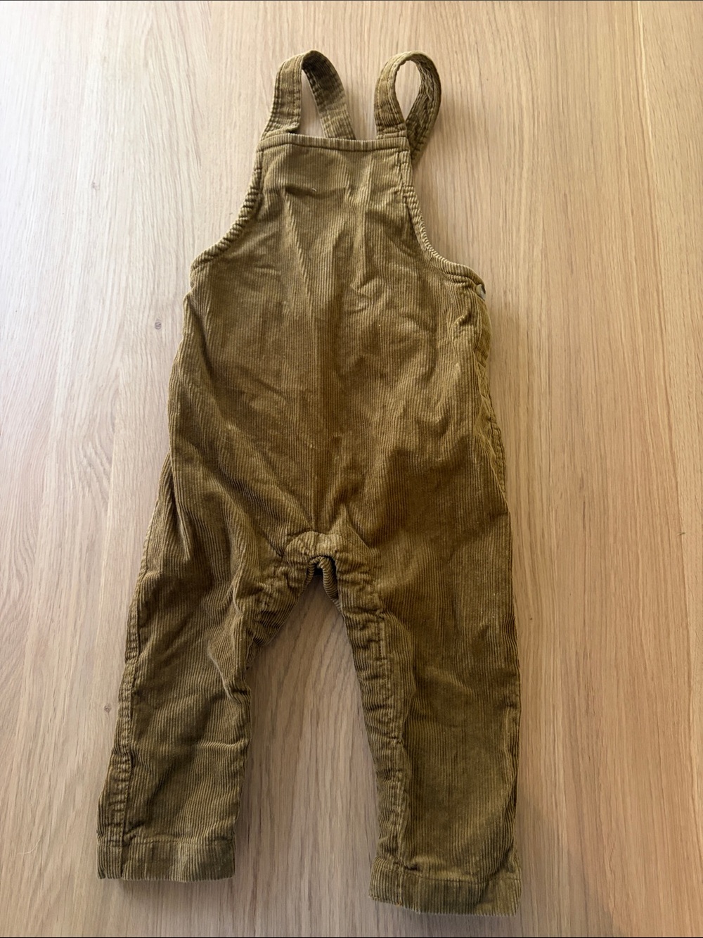 Tea Collection Mustard Brown Corduroy Overalls